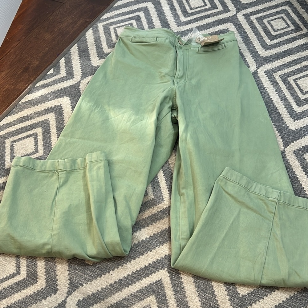 Madewell Curvy Emmett Wide-Leg Crop Pant: Welt Pocket Edition - Picture 5 of 6